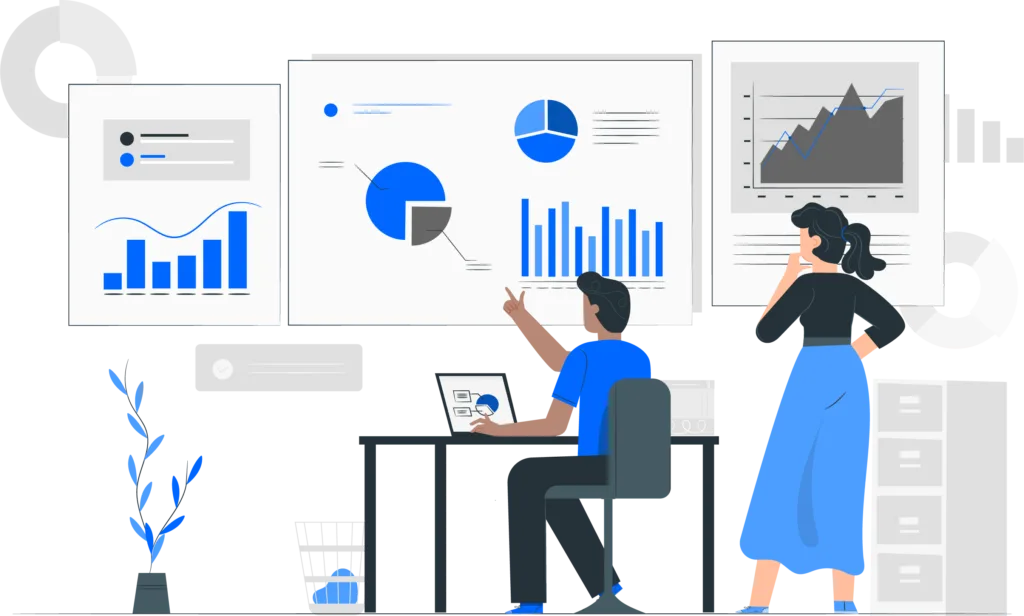 viewing the business growth analytics